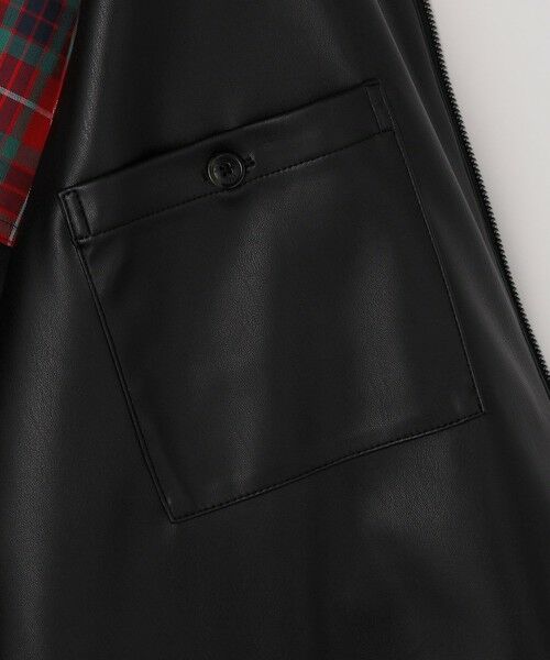 SHIPS / シップス ブルゾン | BARACUTA: G4 合成皮革 BOX JACKET | 詳細8