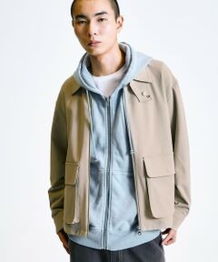 SHIPS / シップス ブルゾン | City Ambient Products: ウールライク ジップ ブルゾン (セットアップ対応)
