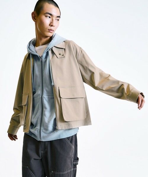 SHIPS / シップス ブルゾン | City Ambient Products: ウールライク ジップ ブルゾン (セットアップ対応) | 詳細21