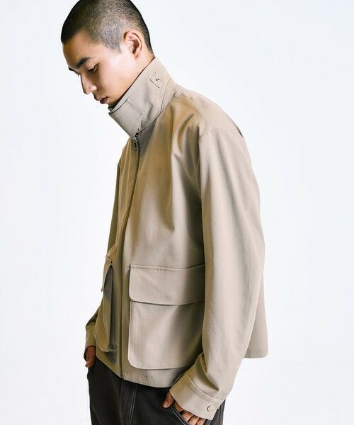 SHIPS / シップス ブルゾン | City Ambient Products: ウールライク ジップ ブルゾン (セットアップ対応) | 詳細25