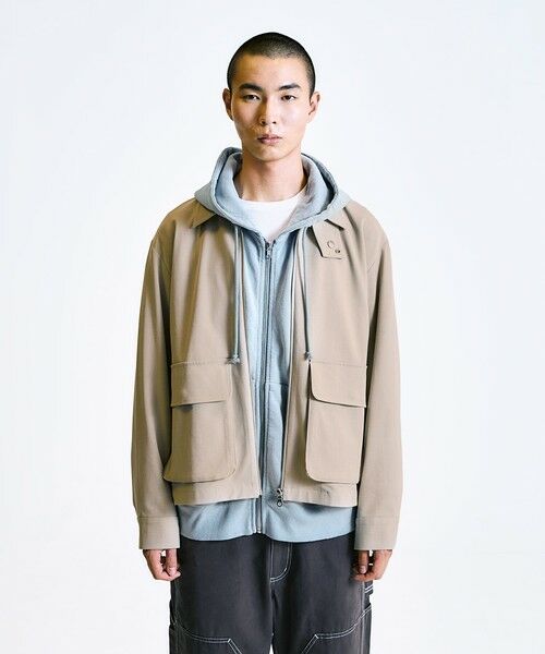 SHIPS / シップス ブルゾン | City Ambient Products: ウールライク ジップ ブルゾン (セットアップ対応) | 詳細9