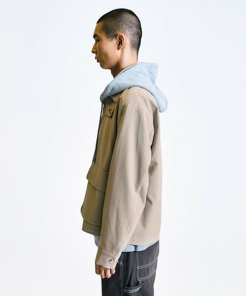 SHIPS / シップス ブルゾン | City Ambient Products: ウールライク ジップ ブルゾン (セットアップ対応) | 詳細10