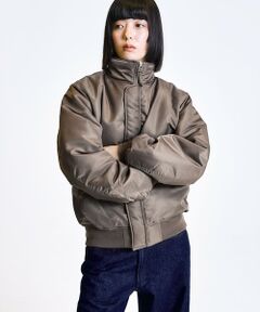 SHIPS / シップス ブルゾン | City Ambient Products: スタンドカラー MA-1 ジップアップ ブルゾン