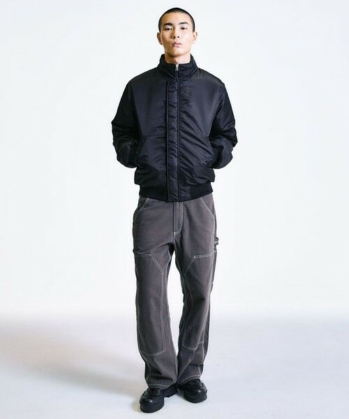 SHIPS / シップス ブルゾン | City Ambient Products: スタンドカラー MA-1 ジップアップ ブルゾン | 詳細9