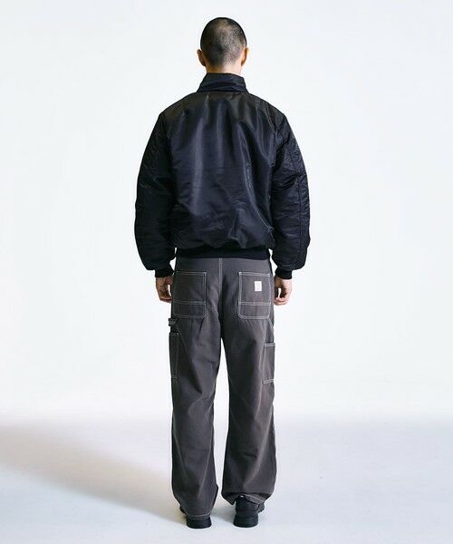 SHIPS / シップス ブルゾン | City Ambient Products: スタンドカラー MA-1 ジップアップ ブルゾン | 詳細3