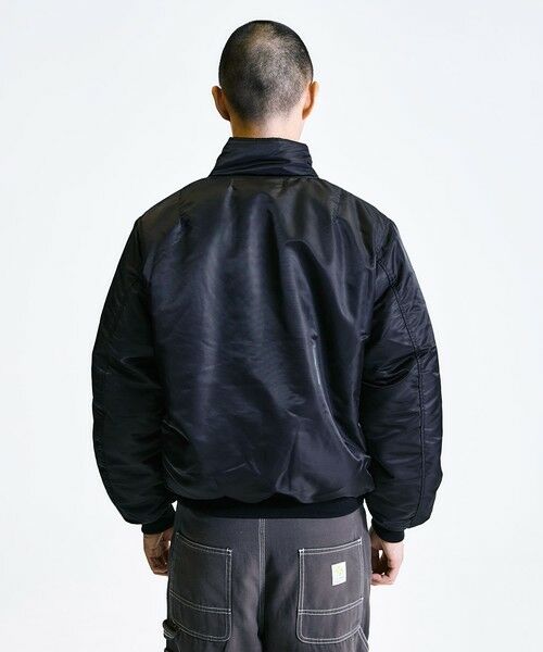 SHIPS / シップス ブルゾン | City Ambient Products: スタンドカラー MA-1 ジップアップ ブルゾン | 詳細7