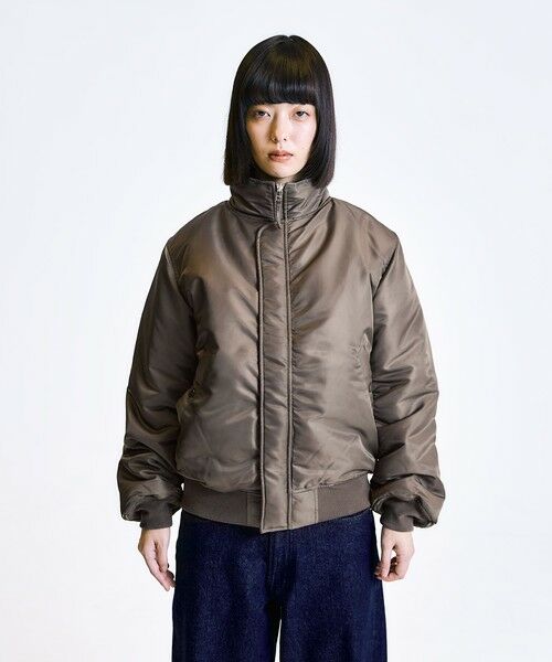 SHIPS / シップス ブルゾン | City Ambient Products: スタンドカラー MA-1 ジップアップ ブルゾン | 詳細29
