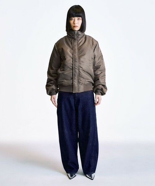 SHIPS / シップス ブルゾン | City Ambient Products: スタンドカラー MA-1 ジップアップ ブルゾン | 詳細25