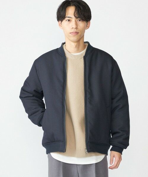 SHIPS / シップス ブルゾン | SHIPS: リバーシブル MA-1 ブルゾン(ネイビー)