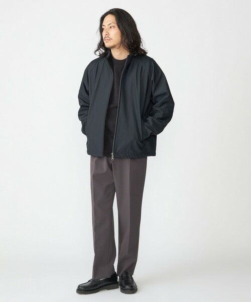 SHIPS / シップス ブルゾン | SHIPS:〈洗濯機可能〉ポンチ 裏フリース ストレッチ ブルゾン | 詳細1