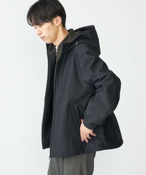 SHIPS / シップス ブルゾン | SHIPS:〈洗濯機可能〉ポンチ 裏フリース ストレッチ マウンテン パーカー | 詳細9