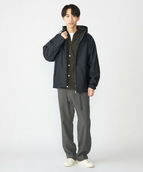 SHIPS / シップス ブルゾン | SHIPS:〈洗濯機可能〉ポンチ 裏フリース ストレッチ マウンテン パーカー | 詳細1