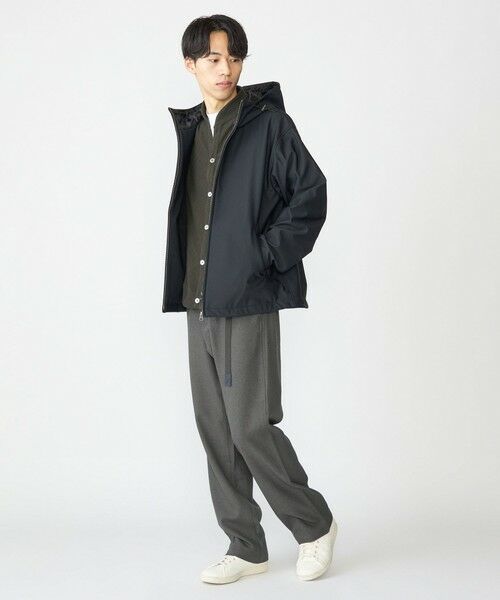 SHIPS / シップス ブルゾン | SHIPS:〈洗濯機可能〉ポンチ 裏フリース ストレッチ マウンテン パーカー | 詳細2