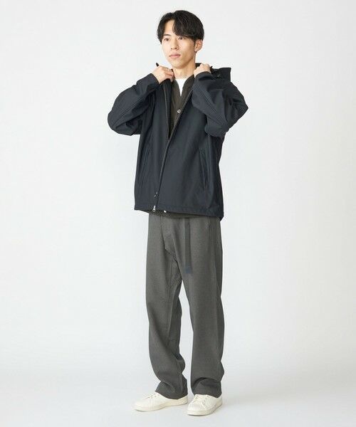 SHIPS / シップス ブルゾン | SHIPS:〈洗濯機可能〉ポンチ 裏フリース ストレッチ マウンテン パーカー | 詳細3