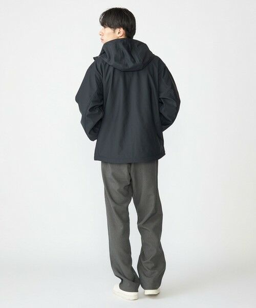 SHIPS / シップス ブルゾン | SHIPS:〈洗濯機可能〉ポンチ 裏フリース ストレッチ マウンテン パーカー | 詳細5