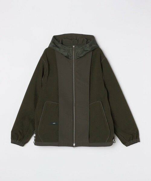 SHIPS / シップス ブルゾン | SHIPS:〈洗濯機可能〉ポンチ 裏フリース ストレッチ マウンテン パーカー | 詳細24