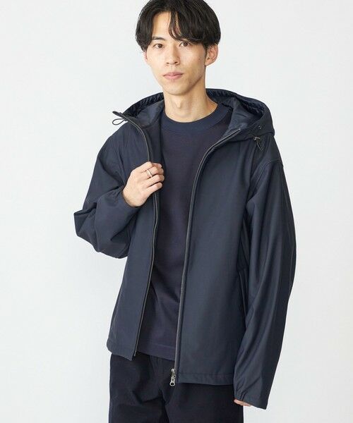 SHIPS / シップス ブルゾン | SHIPS:〈洗濯機可能〉ポンチ 裏フリース ストレッチ マウンテン パーカー | 詳細27