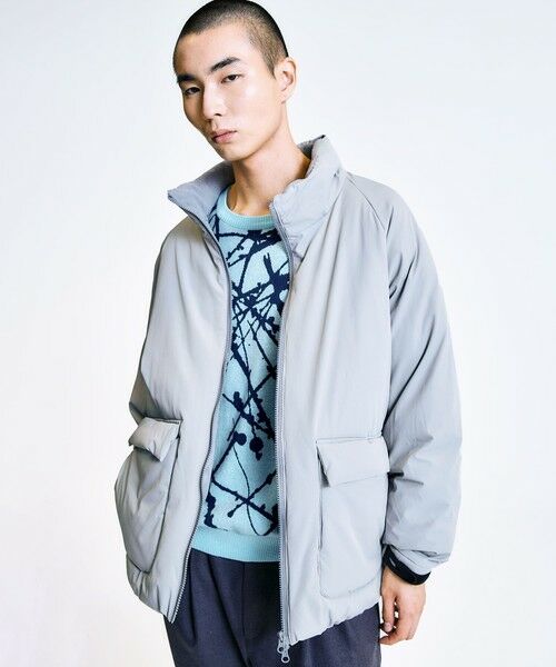 SHIPS / シップス ブルゾン | City Ambient Products:〈撥水〉ダブルポケット 中綿 スタンドカラー ブルゾン | 詳細14