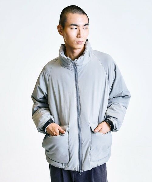 SHIPS / シップス ブルゾン | City Ambient Products:〈撥水〉ダブルポケット 中綿 スタンドカラー ブルゾン | 詳細15