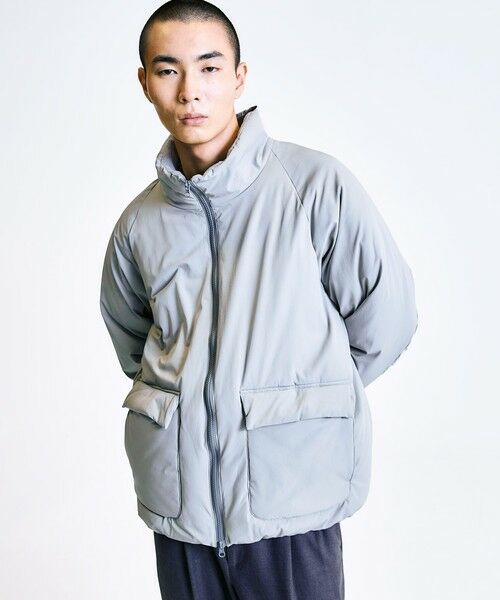 SHIPS / シップス ブルゾン | City Ambient Products:〈撥水〉ダブルポケット 中綿 スタンドカラー ブルゾン | 詳細16