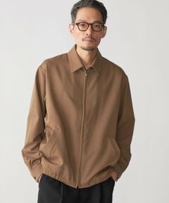SHIPS / シップス ブルゾン | SHIPS:〈手洗い可能〉TR サージ シャツ ジップ ブルゾン
