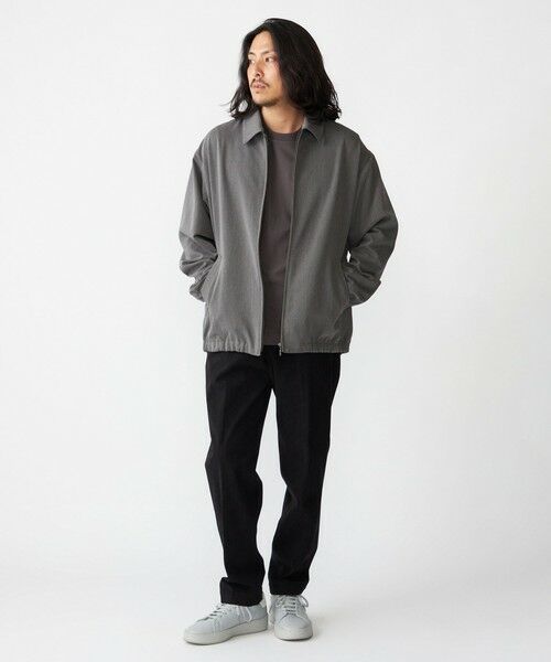 SHIPS / シップス ブルゾン | SHIPS:〈手洗い可能〉TR サージ シャツ ジップ ブルゾン | 詳細2