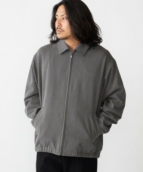 SHIPS / シップス ブルゾン | SHIPS:〈手洗い可能〉TR サージ シャツ ジップ ブルゾン | 詳細4