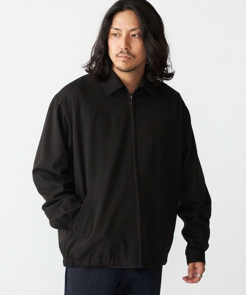 SHIPS / シップス ブルゾン | SHIPS:〈手洗い可能〉TR サージ シャツ ジップ ブルゾン | 詳細9