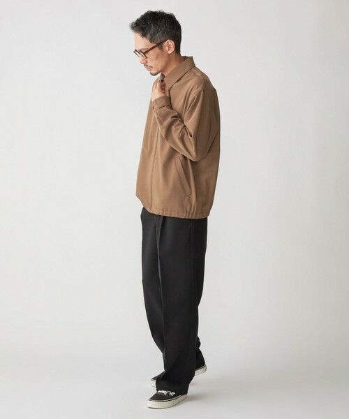 SHIPS / シップス ブルゾン | SHIPS:〈手洗い可能〉TR サージ シャツ ジップ ブルゾン | 詳細13