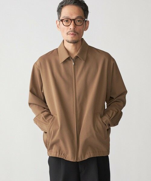 SHIPS / シップス ブルゾン | SHIPS:〈手洗い可能〉TR サージ シャツ ジップ ブルゾン | 詳細16