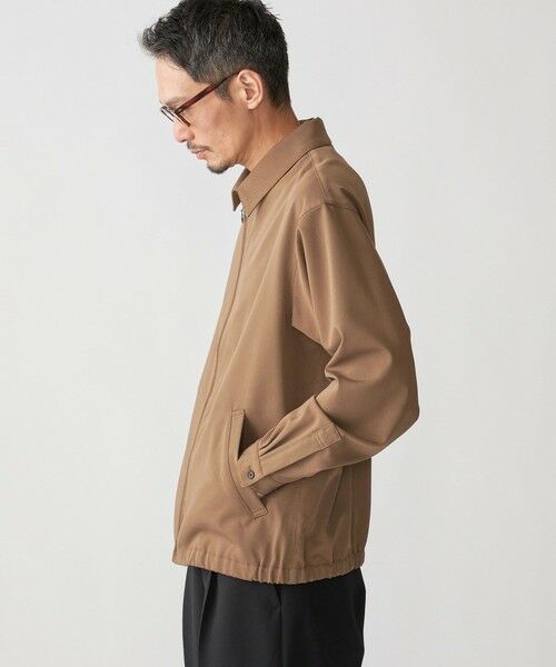 SHIPS / シップス ブルゾン | SHIPS:〈手洗い可能〉TR サージ シャツ ジップ ブルゾン | 詳細17