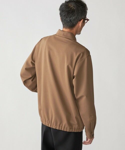 SHIPS / シップス ブルゾン | SHIPS:〈手洗い可能〉TR サージ シャツ ジップ ブルゾン | 詳細18