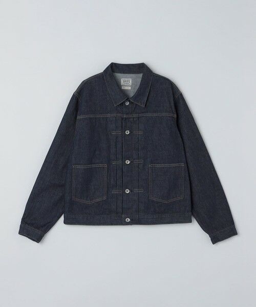 SHIPS / シップス ブルゾン | SHIPS: AUTHENTIC ワンウォッシュ ファースト デニム ジャケット | 詳細3