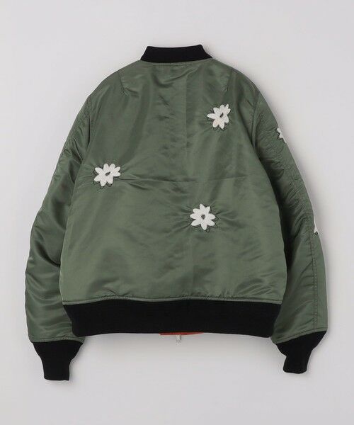 SHIPS / シップス ブルゾン | NOMARHYTHM TEXTILE: FLOWER EMBROIDERY FLIGHT JACKET | 詳細2