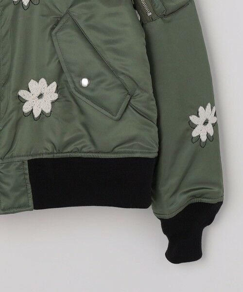 SHIPS / シップス ブルゾン | NOMARHYTHM TEXTILE: FLOWER EMBROIDERY FLIGHT JACKET | 詳細6