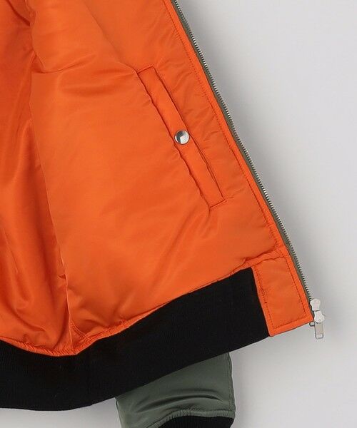 SHIPS / シップス ブルゾン | NOMARHYTHM TEXTILE: FLOWER EMBROIDERY FLIGHT JACKET | 詳細7