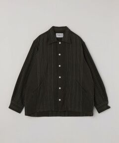 SHIPS / シップス ブルゾン | NOMARHYTHM TEXTILE: STRIPE SHIRT JACKET