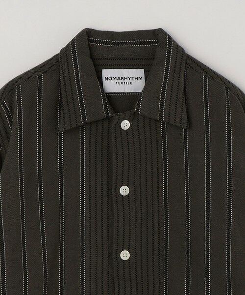 SHIPS / シップス ブルゾン | NOMARHYTHM TEXTILE: STRIPE SHIRT JACKET | 詳細4