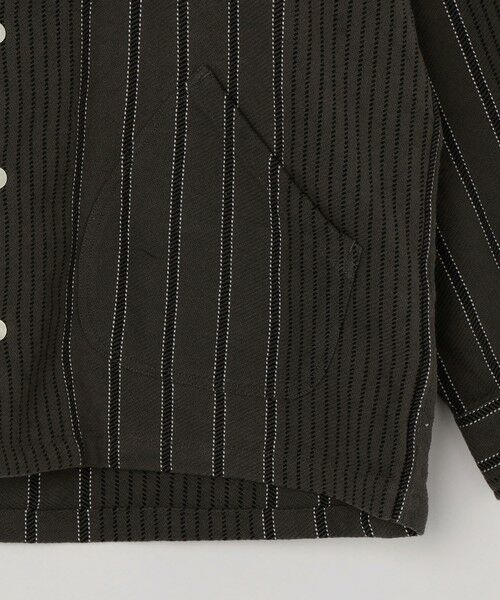 SHIPS / シップス ブルゾン | NOMARHYTHM TEXTILE: STRIPE SHIRT JACKET | 詳細6