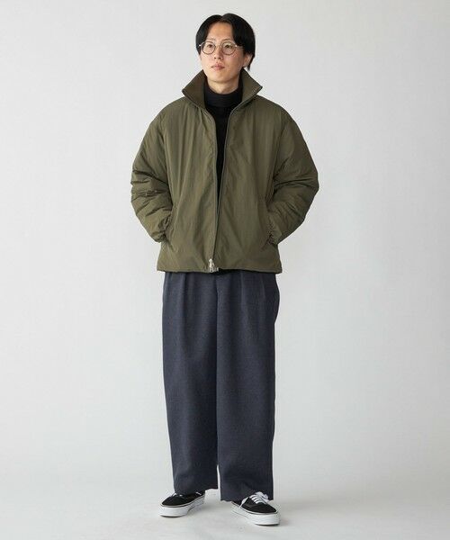 SHIPS / シップス ブルゾン | 【WEB限定】SHIPS: THERMOLITE(R) パデッド リブ ジャケット | 詳細14