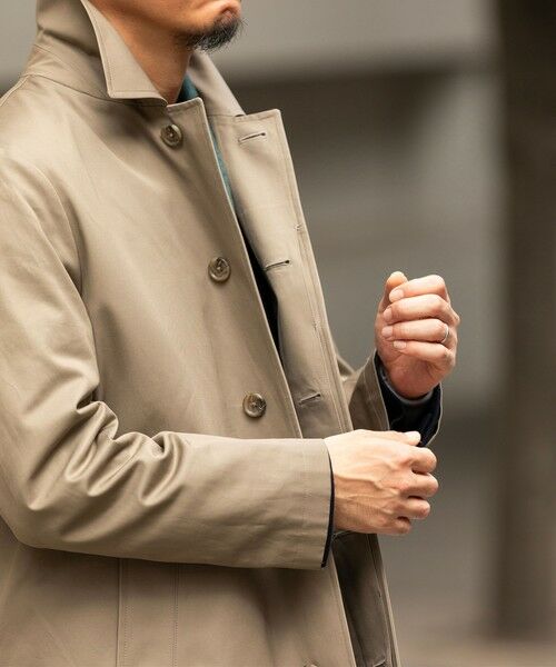 SHIPS / シップス その他アウター | SHIPS: VENTILE(R) コットン ステンカラー コート | 詳細4