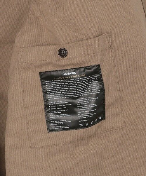 SHIPS / シップス ステンカラーコート | 【SHIPS別注】Barbour: 3/4 COAT 4oz WAX COTTON | 詳細10