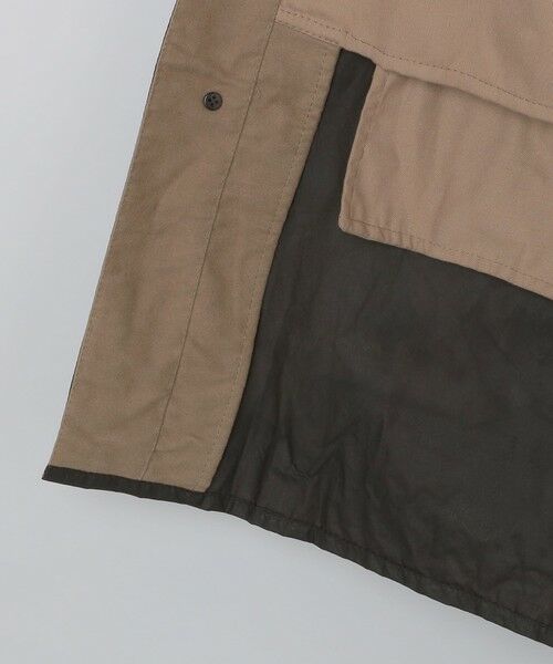 SHIPS / シップス ステンカラーコート | 【SHIPS別注】Barbour: 3/4 COAT 4oz WAX COTTON | 詳細9