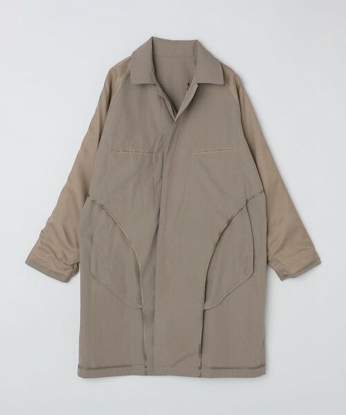 SHIPS / シップス その他アウター | CARRARO: コットン/ナイロン ステンカラー コート | 詳細3