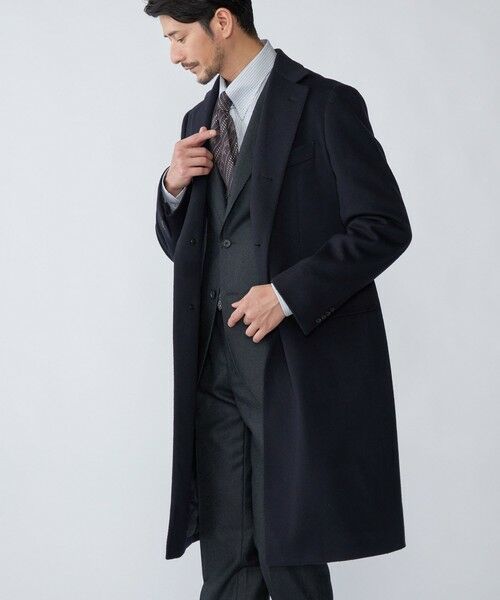SHIPS / シップス その他アウター | SHIPS: ウール/カシミヤ ロング チェスターコート | 詳細25