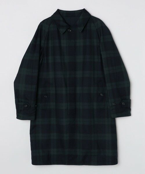 SHIPS / シップス その他アウター | SHIPS: ポリエステル / ウール ブラックウォッチ リバーシブル ステンカラー コート | 詳細3