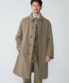 SHIPS / シップス その他アウター | SHIPS: ポリエステル/ウール ヘリンボーンツイード リバーシブル ステンカラー コート