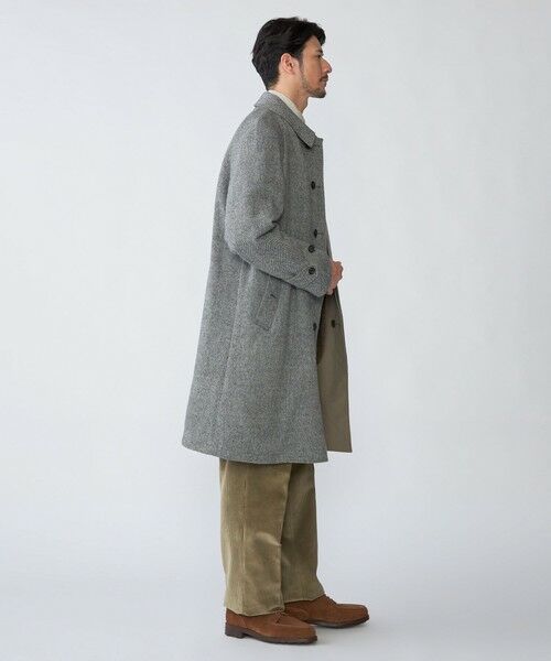 SHIPS / シップス その他アウター | SHIPS: ポリエステル/ウール ヘリンボーンツイード リバーシブル ステンカラー コート | 詳細27