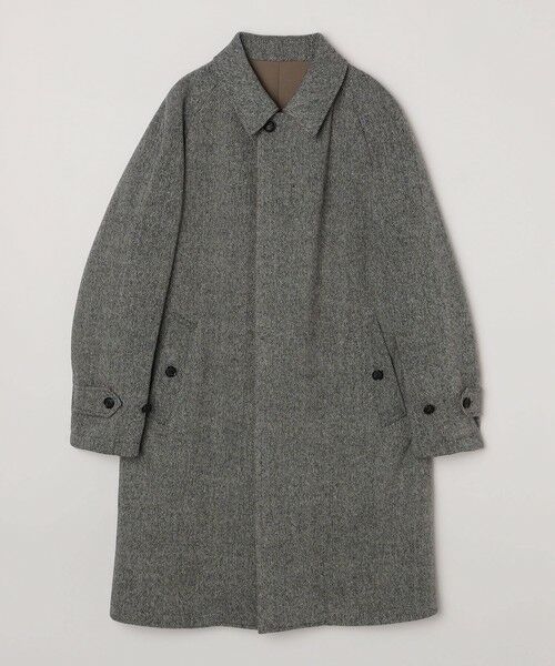 SHIPS / シップス その他アウター | SHIPS: ポリエステル/ウール ヘリンボーンツイード リバーシブル ステンカラー コート | 詳細28