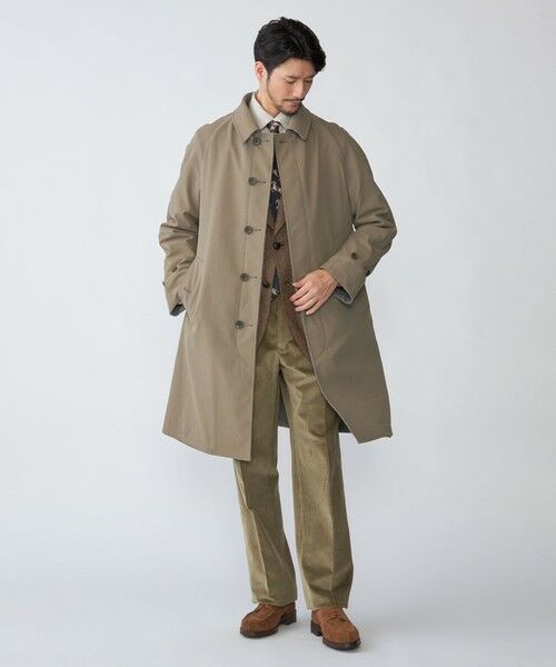 SHIPS / シップス その他アウター | SHIPS: ポリエステル/ウール ヘリンボーンツイード リバーシブル ステンカラー コート | 詳細6